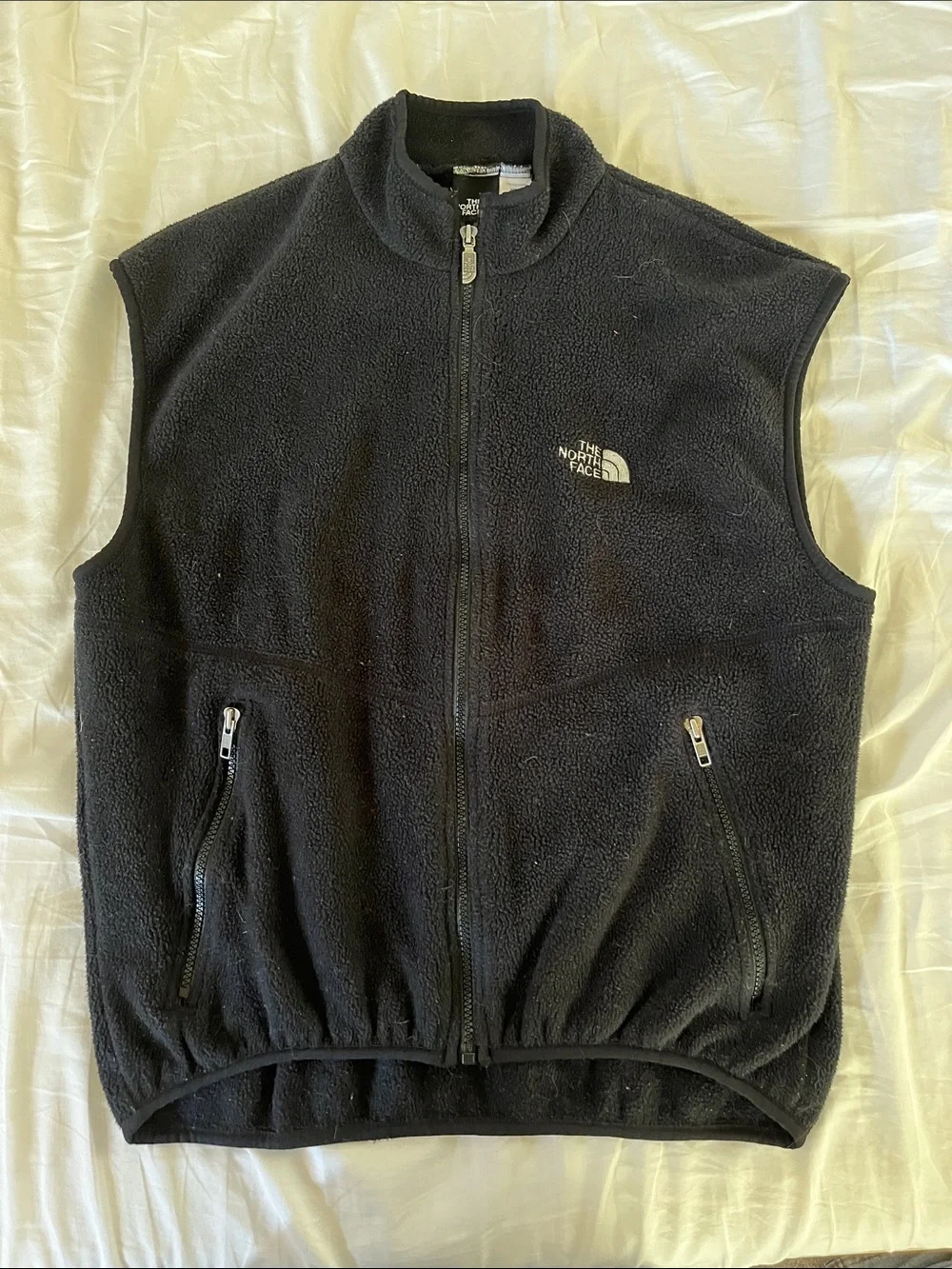 The North Face Black Men’s Fleece Vest - Zip Front